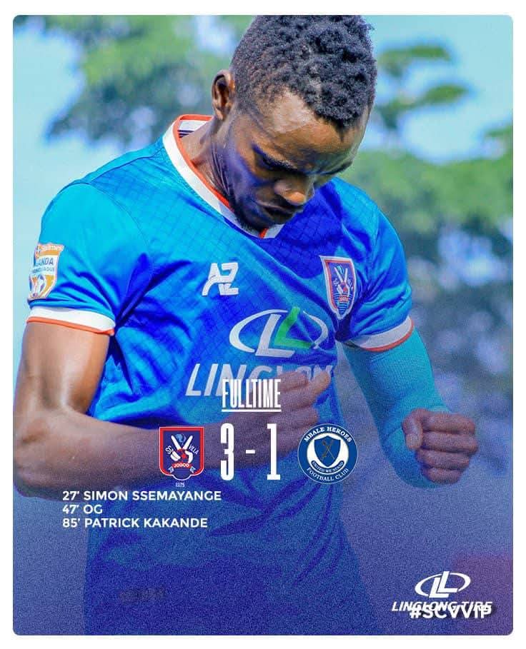 JamesSsebugenyi's tweet photo. StarTimes Uganda Premier League 24/25//#STSnews By Munnakyotera
🤝MatchDay 23🤝🔵 FULLTIME 🔴
POLICE 2️⃣:0️⃣️ MBARARA
SC Villa 3️⃣:1️⃣️ Mbale Heroes
UPNEXT ⬇️
NEC FC 🆚️ Kitara FC (7PM)
#supteresport #localsports #StarTimesUPL
#POLMBR | #SCVMBH #NECKIT
#ourleaguegoforit https://t.co/vIKo8sGeHh