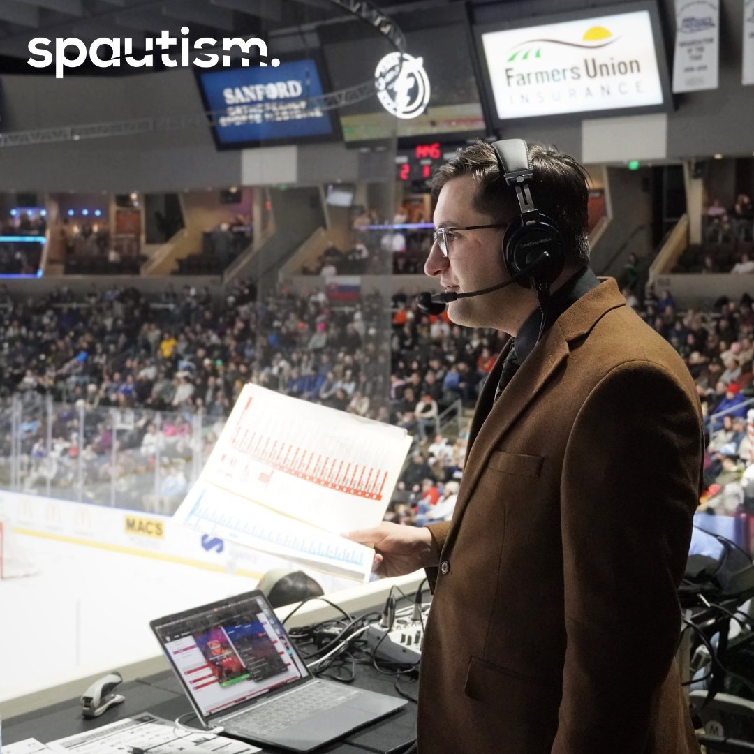 Breaking barriers. 💪

<a href="/USHL/">USHL</a> commentator Frank Zawrazky is proving there is no ‘one-size-fits-all’ definition when it comes to the autism spectrum.

Read Frank's feature on our website: sport.li/nk-fzawrazky

#AutismAwareness
#AutismAcceptance