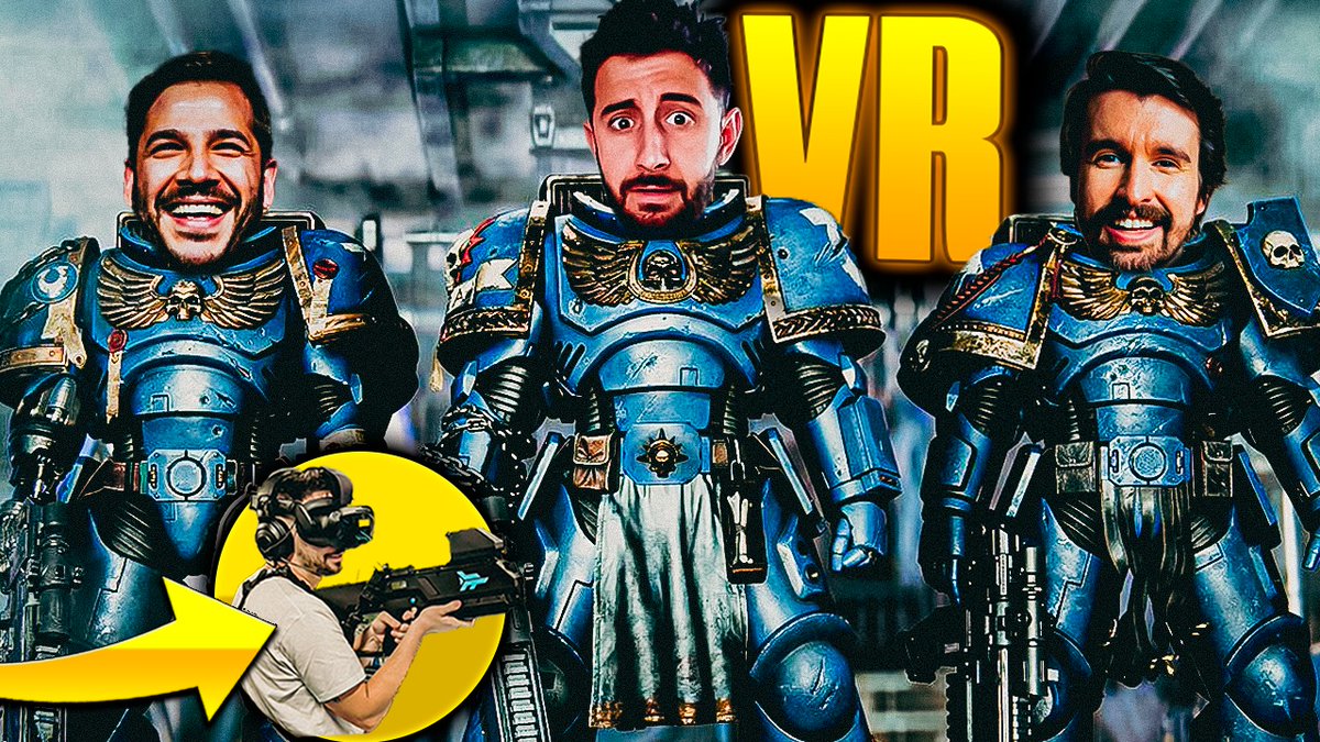 Jorge Yorya (@jorgeyorya) on Twitter photo ¿Adivinad que 3 fulanos han probado el nuevo juego de SPACE MARINE en VR?
<a href="/ZeroLatencyES/">Zero Latency Spain</a> me ha invitado a probar con <a href="/Pablo_Laran/">Pablo Larán</a> y <a href="/santialveru/">Santi Alverú</a> su nuevo modo COOPERATIVO.
Ahora somos ultramarines.
Y nos hemos gritado bastante.
10/10
📺 youtu.be/iyolW5ZiMqY ¿Adivinad que 3 fulanos han probado el nuevo juego de SPACE MARINE en VR?
<a href="/ZeroLatencyES/">Zero Latency Spain</a> me ha invitado a probar con <a href="/Pablo_Laran/">Pablo Larán</a> y <a href="/santialveru/">Santi Alverú</a> su nuevo modo COOPERATIVO.
Ahora somos ultramarines.
Y nos hemos gritado bastante.
10/10
📺 youtu.be/iyolW5ZiMqY