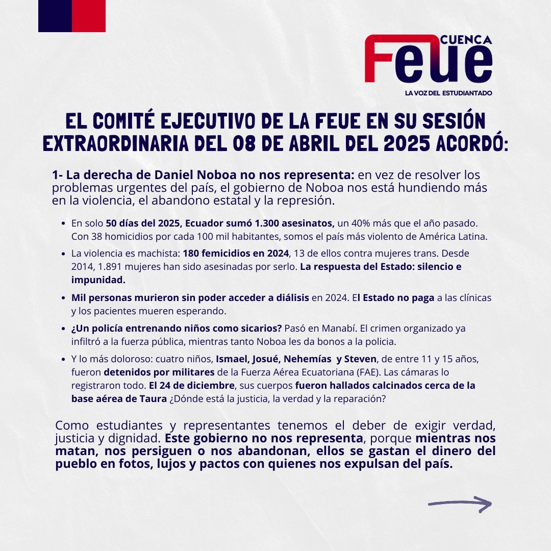 FEUE Cuenca tweet media