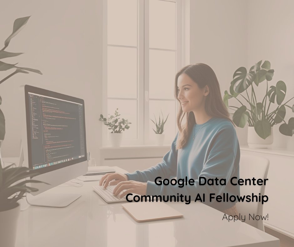 🌐 The Google Data Center Community AI Fellowship is now accepting applications!
🔧 16-week immersive for leaders using AI &amp; tech to drive change
🌍 For U.S., UK, &amp; Finland-based Google Data Center communities
📅 Priority Deadline: June 22, 2025

wp.me/p23f03-dLY