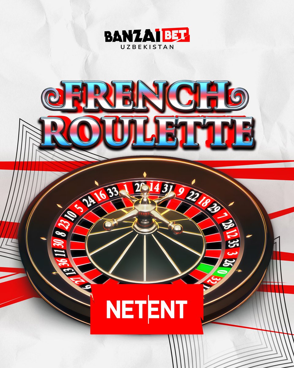 BanzaiBet_uzb's tweet photo. French Roulette – doim trendda bo‘lgan klassika!

🔴 Klassik qoidalar
⚫️ Kengaytirilgan tikish imkoniyatlari
🔴 Yuqori koeffitsiyentlar

Rulét g‘ildiragini aylantiring va omadni BanzaiBet’da qo‘lga kiriting!

#Uzbekistan #roulette #casino #tashkent #AshleyOgle #GF1stFMinMexico https://t.co/NXNi0OzKM6