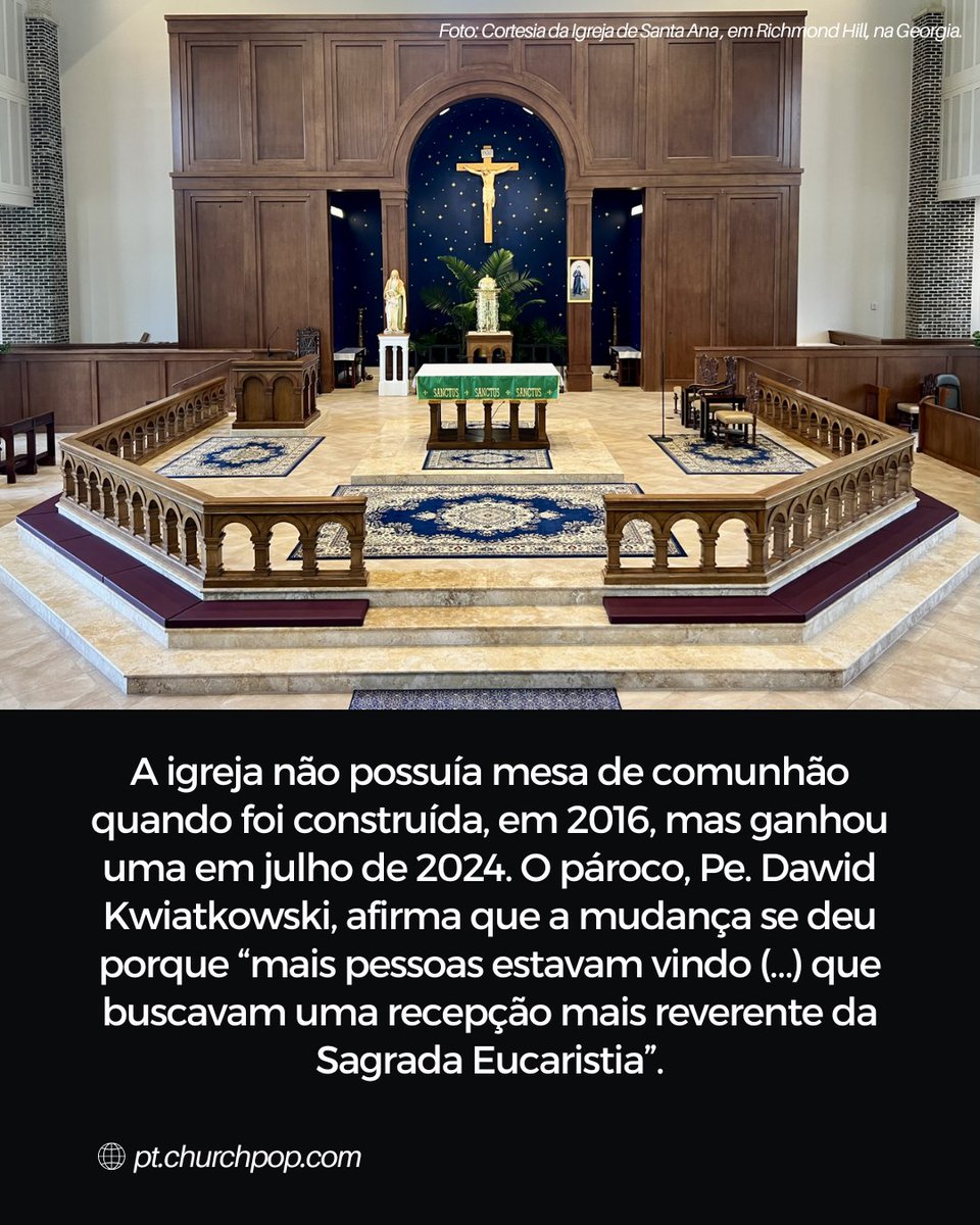 ComunhaoNa23's tweet photo. Via @churchpop_pt 

Você já encontrou ou ao menos ouviu falar na mesa de comunhão? Esta barreira física em frente ao altar se assemelha a uma grade e tem um valor simbólico e prático, que foi perdendo o uso com o passar dos anos. https://t.co/7b7XZ3DQYZ