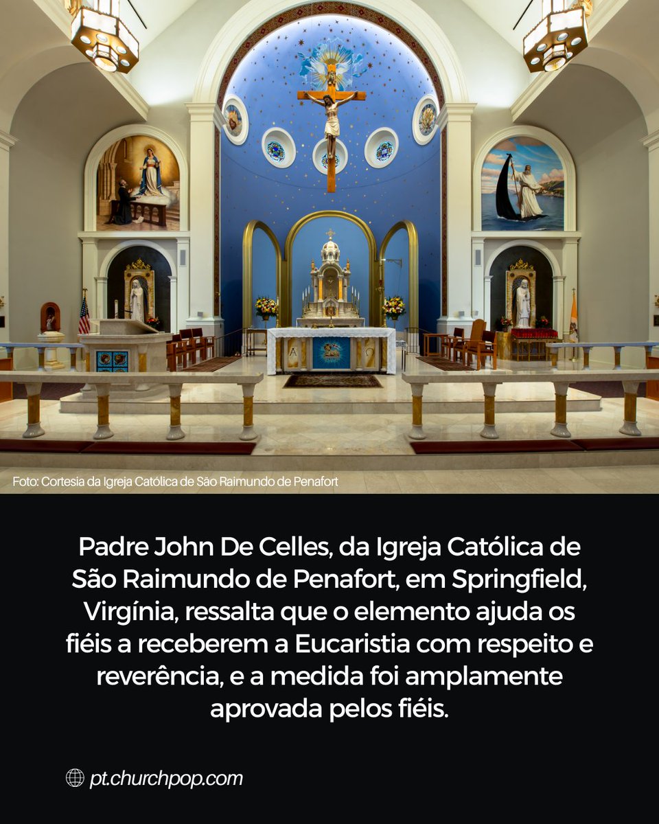 ComunhaoNa23's tweet photo. Via @churchpop_pt 

Você já encontrou ou ao menos ouviu falar na mesa de comunhão? Esta barreira física em frente ao altar se assemelha a uma grade e tem um valor simbólico e prático, que foi perdendo o uso com o passar dos anos. https://t.co/7b7XZ3DQYZ