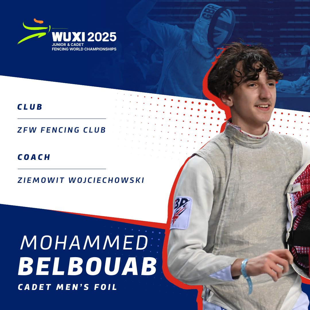 britishfencing's tweet photo. Best of luck to Mohammed, Ashley and Luca, who will be competing tomorrow in the Cadet Men's Foil event at the World Championships! 🇬🇧🇨🇳

🔗 Live results: https://t.co/TqUAXA0R8B
📺 Livestreams: https://t.co/dk70rcUuO4

#GBRFencing #Wuxi2025 #CJWorlds2025 https://t.co/X94AMd9LiK