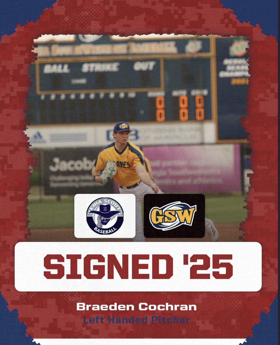 Signed!

Please welcome Braeden Cochran to the Scouts family! A left handed pitcher from Georgia Southwestern is ready for his first season in Xenia!

Welcome Braeden! 

#scouts4life