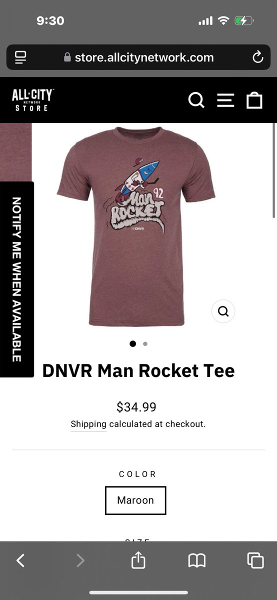 avrilanche's tweet photo. I bought this back in 2022 with my Stanley Cup money but have been wearing it very sporadically over the past 3 years. Can’t wait to break it out! #Landy #ManRocket #GoAvsGo @DNVR_Avalanche https://t.co/42a7ky4Pjm