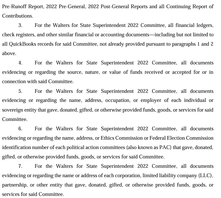 dylantbrown's tweet photo. The OK Ethics Commission is set to talk about OK Supt. Ryan Walters case where they don't know who donated to his campaign. He was sent a notice last month that they would pursue prosecution and he had 20 days to respond. 
https://t.co/XL9ZEUGP9m https://t.co/vweja03rFV