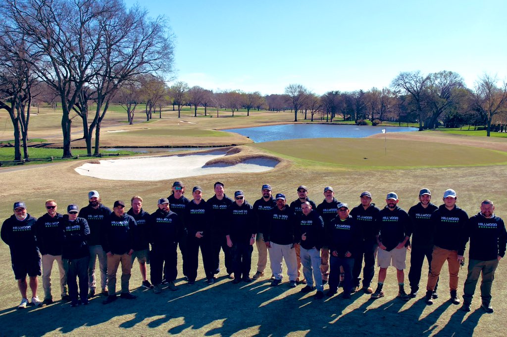 THeckert's tweet photo. Yesterday marked the end of a 3 year run for me as an assistant in training at Hillwood Country Club. As I move on to my next chapter at The Keep at @The_McLemore, I can’t thank @HCCAgronomy enough for all they’ve done for me and getting me to where I am now. https://t.co/oPRTmmapom