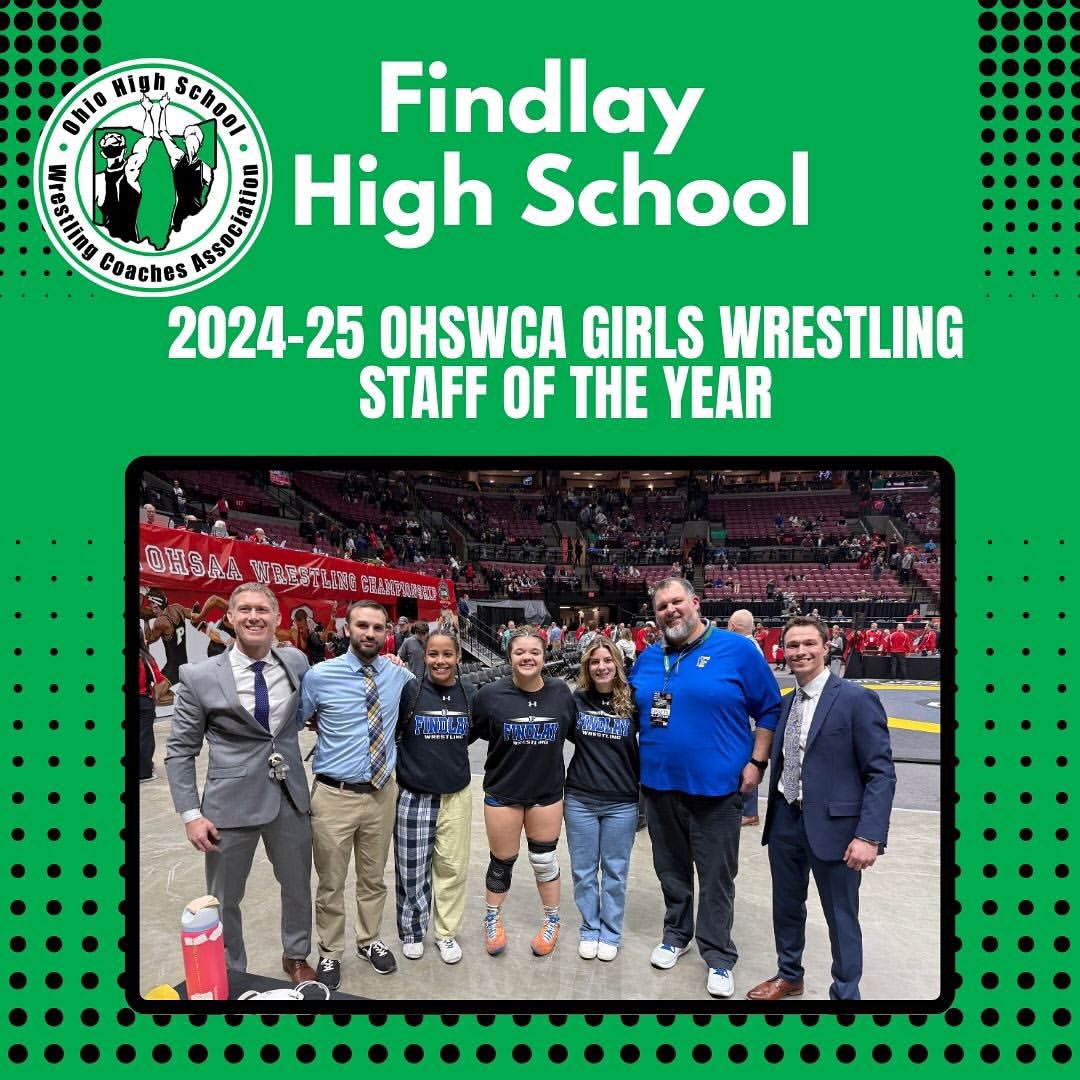 Repost from <a href="/ohswca/">The Ohio High School Wrestling Coaches Associaton</a>
Congratulations to Ohio’s NWCA Nominees for Coaching Staff of the year!
Boys Nominee Sheridan High School 
Girls Nominee Findlay High School