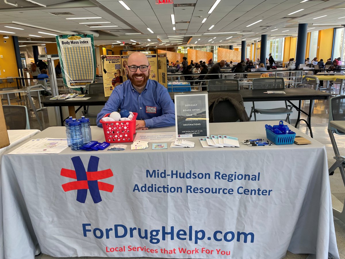 fordrughelp's tweet image. It's always a pleasure to table at @sunywcc1's annual “Spring Into Health” Fair. Thank you to everyone who stopped by yesterday. #ForDrugHelp