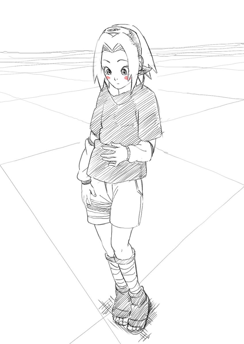 yurisasusaku's tweet photo. Sakura wearing Sasuke and Naruto’s clothes 🥹 https://t.co/drtLuGNSIq