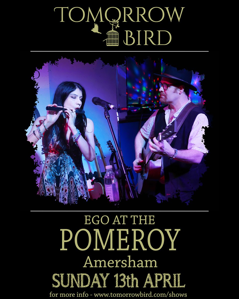 We are looking forward to returning to Ego at the Pomeroy this Sunday afternoon.

If you enjoy live music and delicious food, then this is the show for you!! 😉🎶

Music starts at 6pm - Free entry (booking a table is recommended)