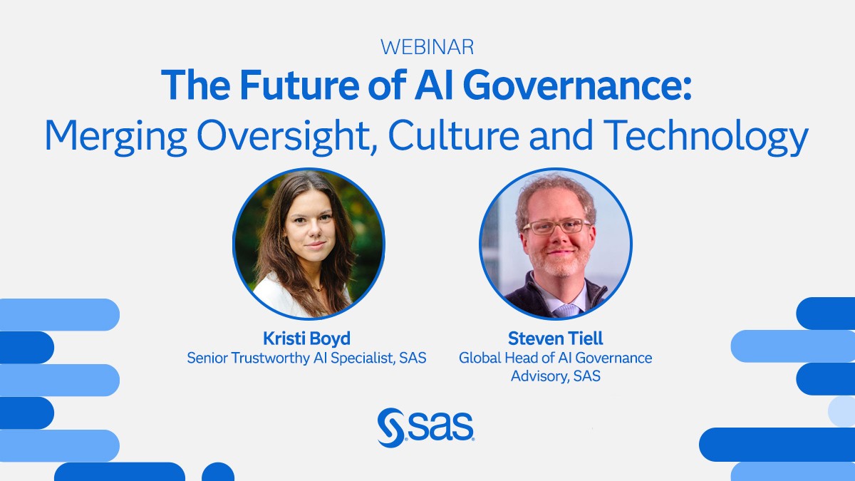 chbarrer's tweet photo. AI governance is essential for ensuring responsible and effective AI deployment. Join us on April 15th and learn how trust and transparency in AI decisions can be strengthened across the organization. 👉https://t.co/hxO2z69OQp https://t.co/NHOp2gQEeQ