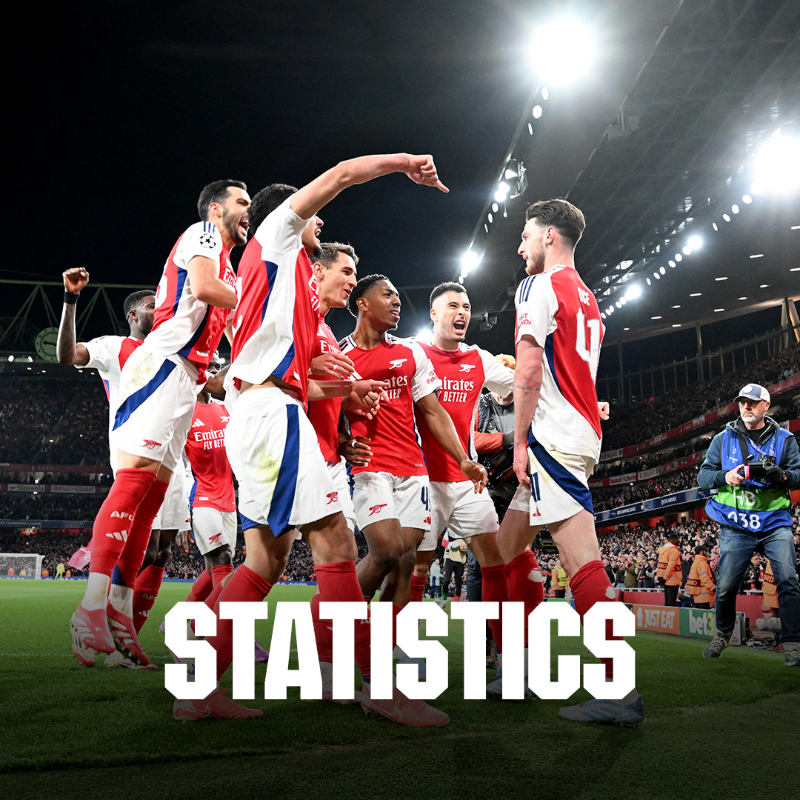 Arsenal's tweet photo. ⚽️ Highest-scoring UCL season
🔢 Biggest UCL knockout away win
🤝 13 different goalscorers

Take a closer look at our record-breaking Champions League campaign so far 👇
