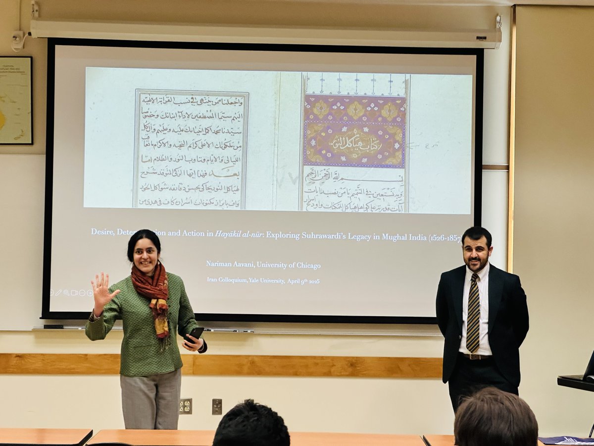 Yale Council on Middle East Studies (@yalecmes) on Twitter photo ๐ธ Flashback to yesterday's brilliant Iran Colloquium with Dr. Nariman Aavani at the <a href="/YaleMacMillan/">Yale MacMillan Center</a>. We are thankful to Supriya Gandhi for hosting, and to all attendees for joining us! ๐ธ Flashback to yesterday's brilliant Iran Colloquium with Dr. Nariman Aavani at the <a href="/YaleMacMillan/">Yale MacMillan Center</a>. We are thankful to Supriya Gandhi for hosting, and to all attendees for joining us!