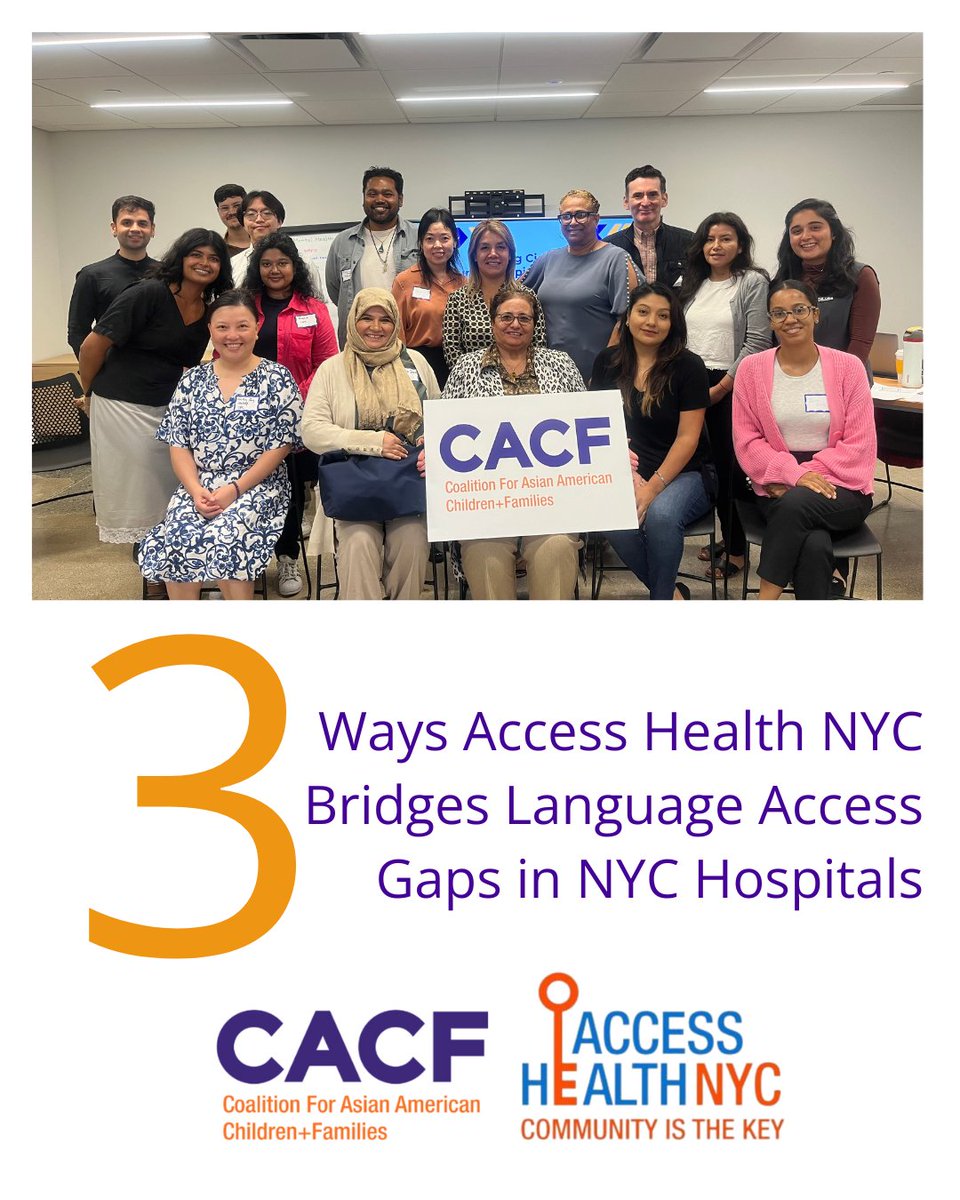 cacf's tweet photo. This #NationalPublicHealthWeek, discover more about the incredible work the @NYCCouncil-funded @AccessHealthNYC initiative is doing in hospitals to ensure New Yorkers get linguistically accessible care.

Read our full brief here: https://t.co/TAyMHuISoT https://t.co/0Jh406qqUy
