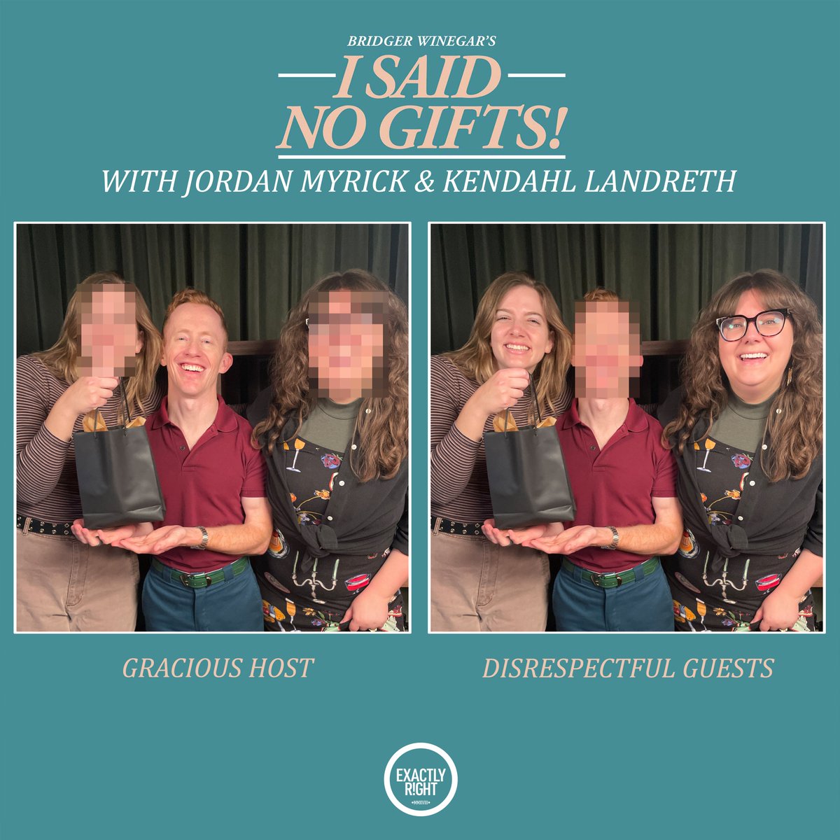 Hello, here is a new episode of I Said No Gifts! with the fantastic Jordan Myrick and Kendahl Landreth, please enjoy

open.spotify.com/show/1z4yDM2I3…