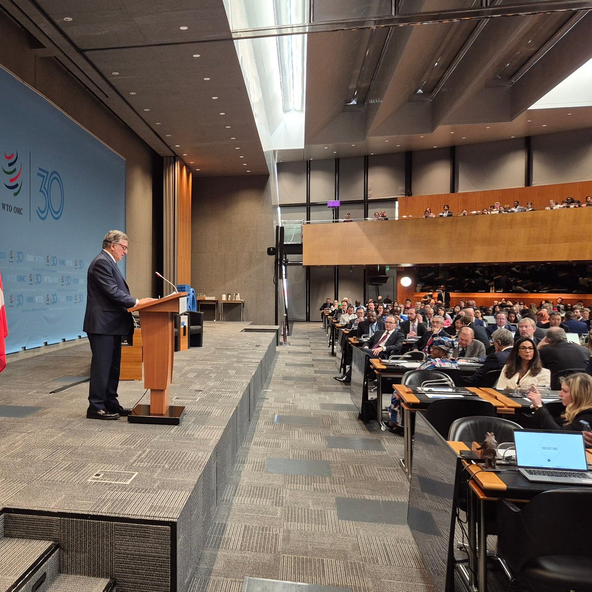 EU Mission to WTO (@eumissionwto) on Twitter photo At the “WTO at 30” event today, keynote speaker and former EU Commission President <a href="/JMDBarroso/">José Manuel Barroso</a> highlighted the WTO’s achievements while stressing the need to adapt its rulebook & dispute settlement to today’s challenges—like subsidies & environmental issues—to avoid irrelevance. At the “WTO at 30” event today, keynote speaker and former EU Commission President <a href="/JMDBarroso/">José Manuel Barroso</a> highlighted the WTO’s achievements while stressing the need to adapt its rulebook & dispute settlement to today’s challenges—like subsidies & environmental issues—to avoid irrelevance.