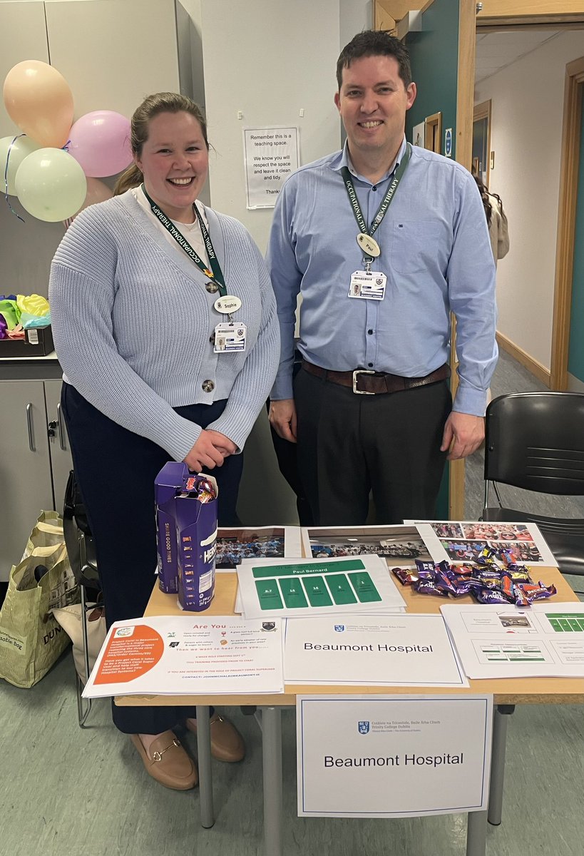 tcd_ot's tweet image. Today at the Discipline Job Fair we welcomed 32
occupational therapy services &amp;amp; alumni from around Ireland. 

A wonderful opportunity for our 4th year students to meet potential future employers &amp;amp; to find out more about working post qualification.
#FutureOTs
@TrinityMed1