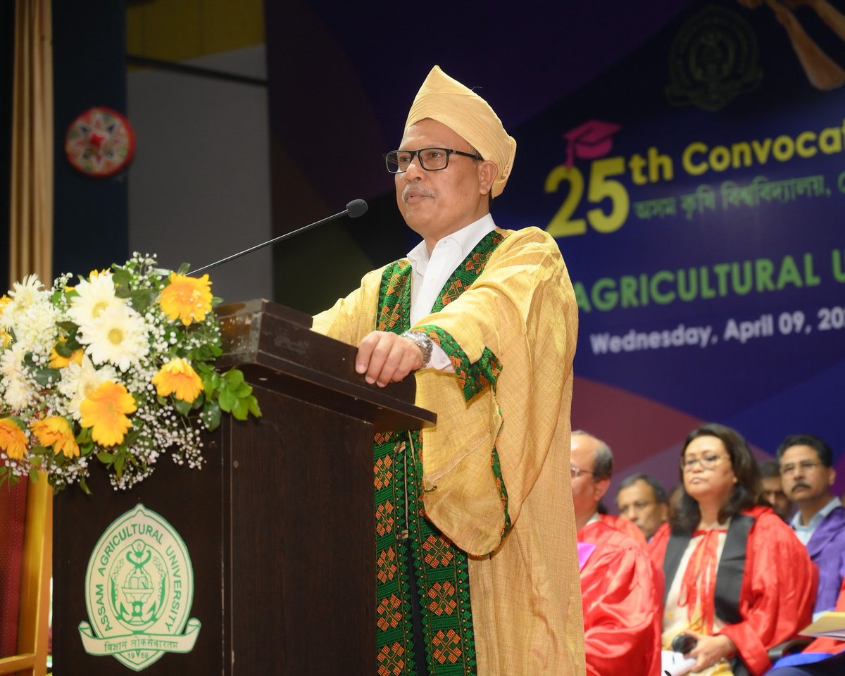A proud and momentous day at AAU, Jorhat, as the university marked its 25th Convocation on 9th April 2025.
