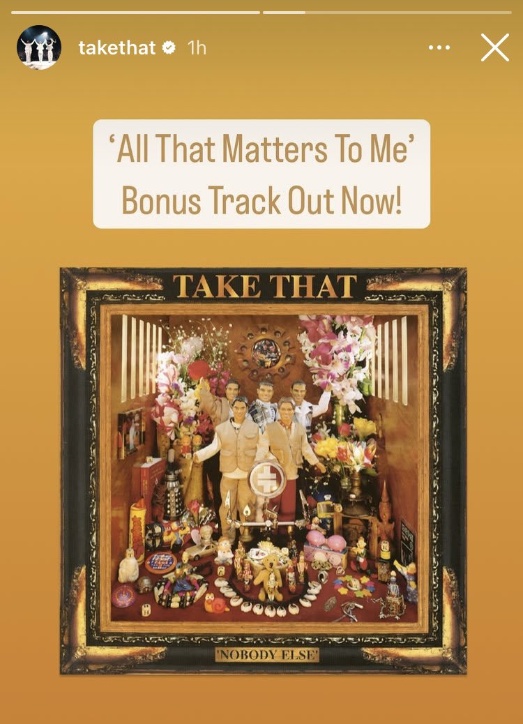 90s_take_that's tweet image. Celebrating 30 Years of ‘Nobody Else’ 🎉

❤️❤️❤️❤️❤️

#takethat #nobodyelse #30years #anniversary #newrelease #90s #flashback #thatters #lookatus #90snostalgia #90stakethat @takethat @GaryBarlow @OfficialMarkO #HowardDonald @robbiewilliams #JasonOrange #takethatlegends