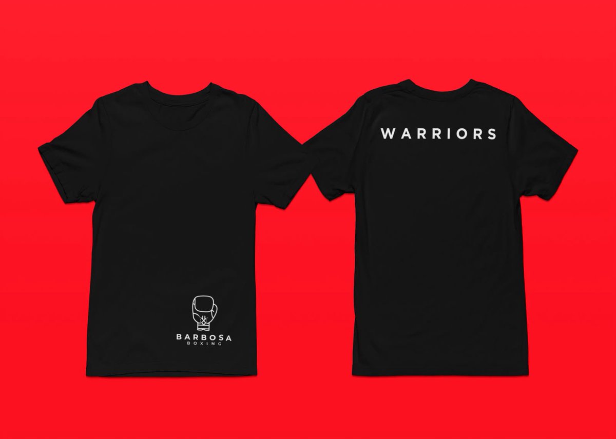 Barbosa1041's tweet photo. WARRIORS are built here @TKOCherryHill come get ya shirts. Only 50 left come get em fast cause they selling like hot cakes 💯🫡 https://t.co/L0MSPhrEus