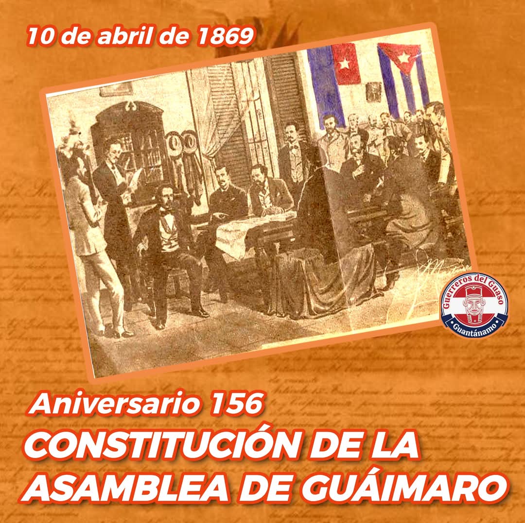 EduardoLopezL65's tweet photo. Las constituciones son hijas de su tiempo. La de #Guáimaro #Camagüey #Cuba fue protagonizada por los primeros que pensaron y forjaron la nación cubana. 
#UnidosXCuba #CubaVencerá
#CubaViveEnSuHistoria #YoSigoAMiPresidente @DiazCanelB https://t.co/9U6fMjvSUe