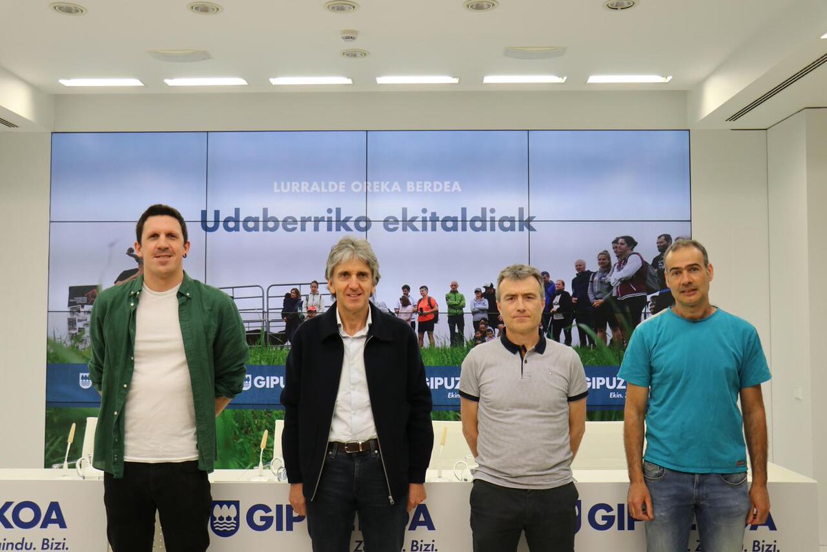 🌿Hemos presentado los eventos de primavera de la naturaleza: Feria de Plantas de Colección de Iturrarán, Apertura de los Pastos de Gipuzkoa y Día de los Parques Naturales. ¡Anímate a vivir de cerca el patrimonio natural de Gipuzkoa! Información completa: gipuzkoa.eus/es/-/gipuzkoak…