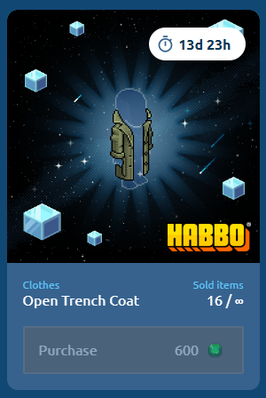 TousheHB's tweet photo. @HabboPTBR  @Habbo @HabboNFT 

COLOQUEM O SOBRETUDO PRA PODER COLORIR. NINGUÉM MERECE ESSA COR HORRÍVEL.

SET THE POSSIBILITY TO COLOUR THE OPEN TRENCH COAT PLEASE. WE DON'T LIKE THIS COLOR. https://t.co/HN0pkWV6Zg
