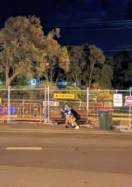 Bizarre. $300M per kilometre and Burleigh Heads gets a slumdog bus stop for 3 years less than 2 metres from Gold Coast Highway lane traffic. Can the billion dollar contractors do better than this GCCC? <a href="/MayorTomTate/">Mayor Tom Tate</a> <a href="/cityofgoldcoast/">City of Gold Coast</a>