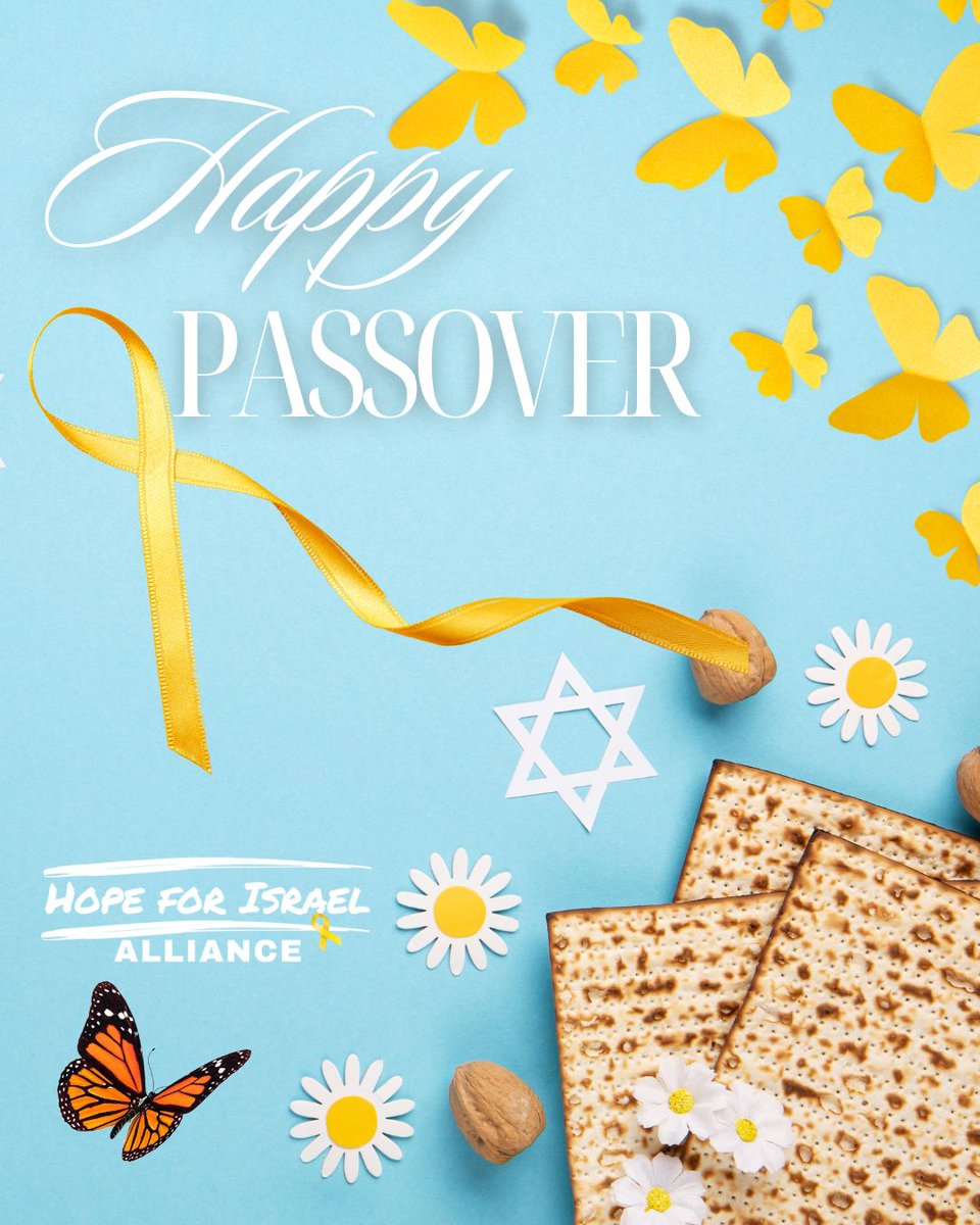 HopeForIsraelA's tweet image. As we celebrate Passover, our thoughts are all our families, especially the families of 59 hostages still held captive by Hamas. We will not achieve freedom until all hostages are released.
May these days mark the beginning of a positive shift, toward a brighter future.🎗️🇮🇱