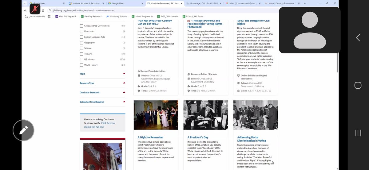 Taking in all I can on Spring Break with <a href="/JFKLibraryFdn/">JFK Library Foundation</a> so that I can explore with my students when we return! 
<a href="/KyCharge/">KYCharge</a> <a href="/KEDCGrants/">KEDC Grants</a> <a href="/DrJWEvansJr/">Jim Evans Ed.D.</a> <a href="/KingWendy_m/">Wendy King</a>