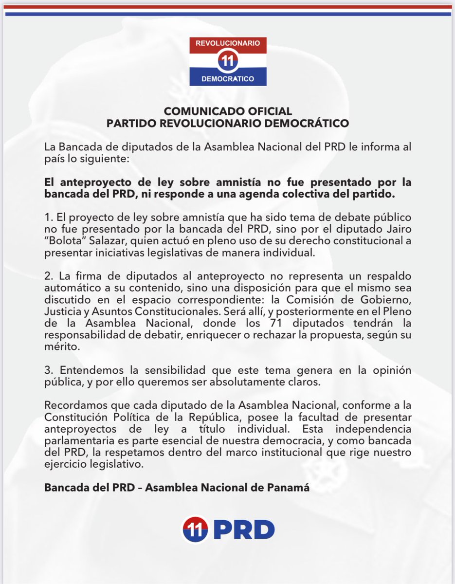 PRD Panamá tweet media