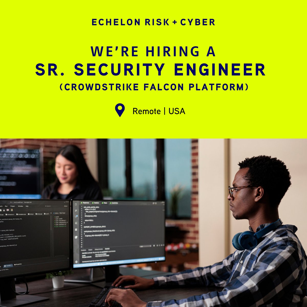echelon_cyber's tweet image. Join Echelon Risk + Cyber as a Senior Security Engineer and help us build creative, secure solutions for a wide range of clients.

Apply now and help us defend the basic human right to security and privacy: echeloncyber.applicantpro.com/jobs/3665595-9…

#CrowdStrike #SeniorSecurityEngineer #RemoteWork
