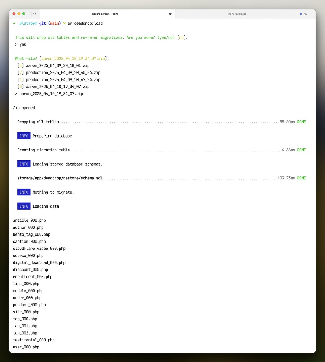 Aaron Francis tweet media