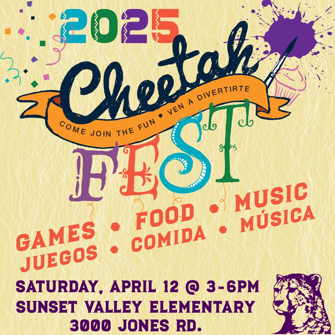 SunsetValleyPTA's tweet photo. This Saturday afternoon is Sunset Valley Elementary's big annual fundraiser — music performances, food, carnival games including laser tag, huge water balloon slingshots and bubble wrestling. https://t.co/mMIUwJNRj8 https://t.co/Qm5TxSBPRw