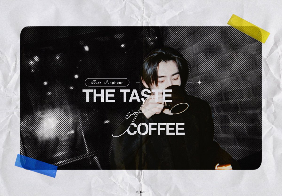 _t4nt's tweet photo. Taste of coffee ☕️
 #SUNGHOON #ENHYPEN https://t.co/GXFmHVaibD
