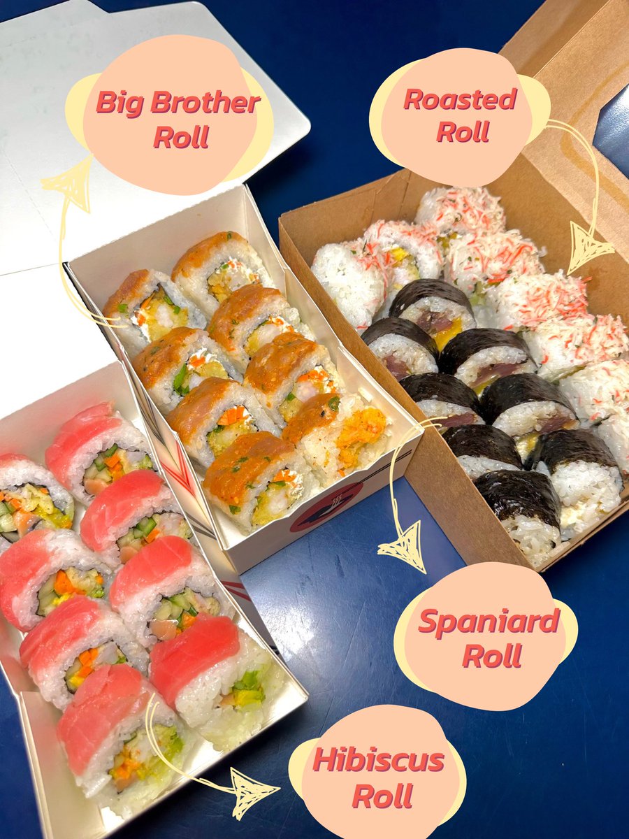 Sushi Plug🥢🍣 (@sushiplugltd) on Twitter photo April Special Rolls 🍱🍣✨ April Special Rolls 🍱🍣✨