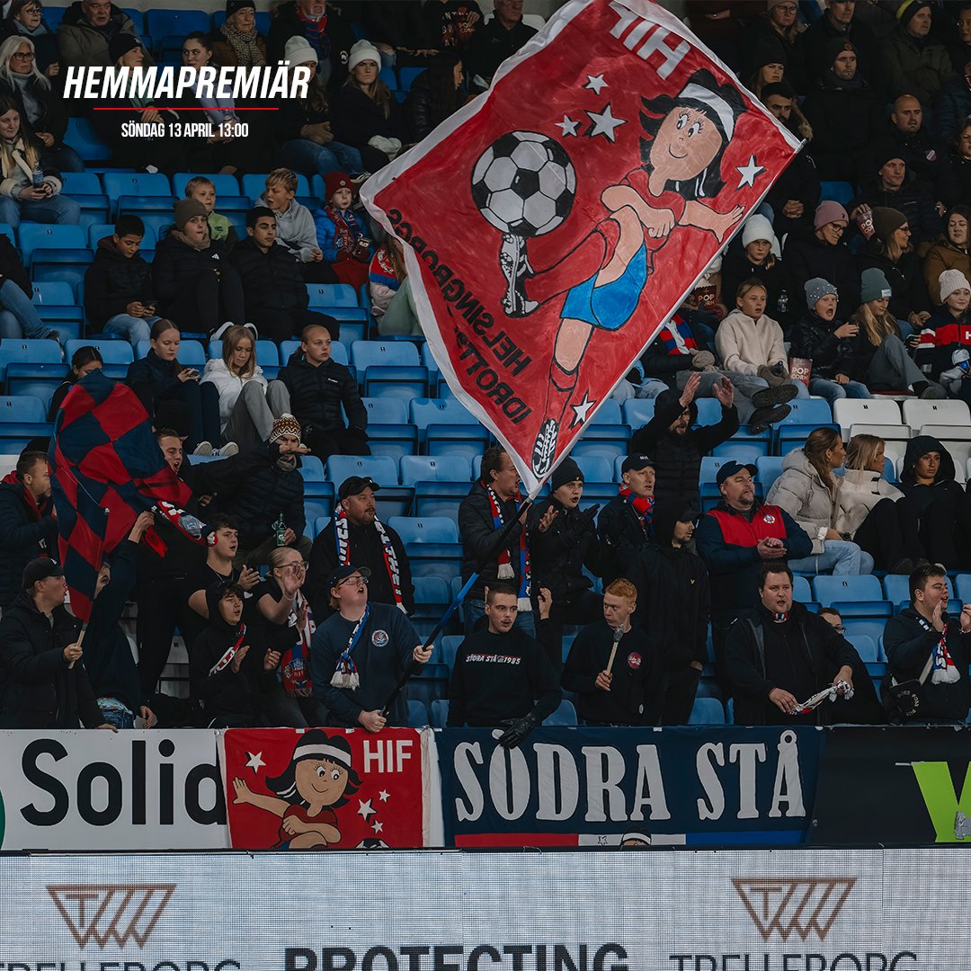 HelsingborgsIF's tweet photo. Under förra året bar ni fram damerna till en fjärdeplats i Division 1. Efter segern i seriepremiären ser vi framemot att spela på Olympia i hemmapremiären på söndag!

Säsongskort herr gäller och fritt inträde för alla under 18 år.