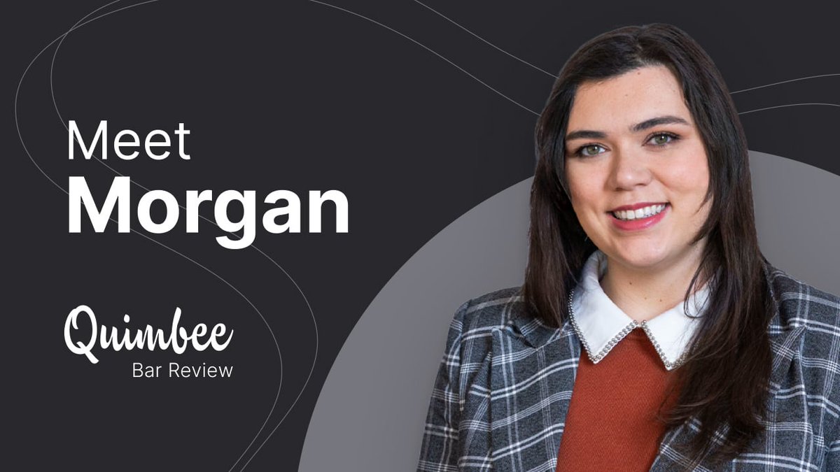 With a penchant for meticulous planning and the right strategy, Morgan chose Quimbee's focused review course to guide her through the key stages of bar prep. Discover how Morgan’s persistence and Quimbee's resources helped her achieve her goal.
➡️ hubs.li/Q03gV4RS0