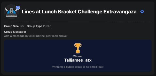 Lines at Lunch tweet media