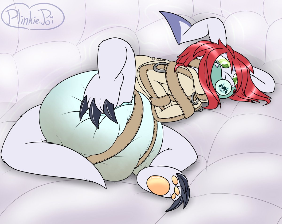 PlinkiePoi (@plinkiepoi) on Twitter photo Looks like Clan is at it again. At least the padded room is cozy to lay down in. He's gonna be marinating in that diaper for a while though~
Commission for <a href="/clandestinewing/">Clan (ClandestineWing)</a> Looks like Clan is at it again. At least the padded room is cozy to lay down in. He's gonna be marinating in that diaper for a while though~
Commission for <a href="/clandestinewing/">Clan (ClandestineWing)</a>