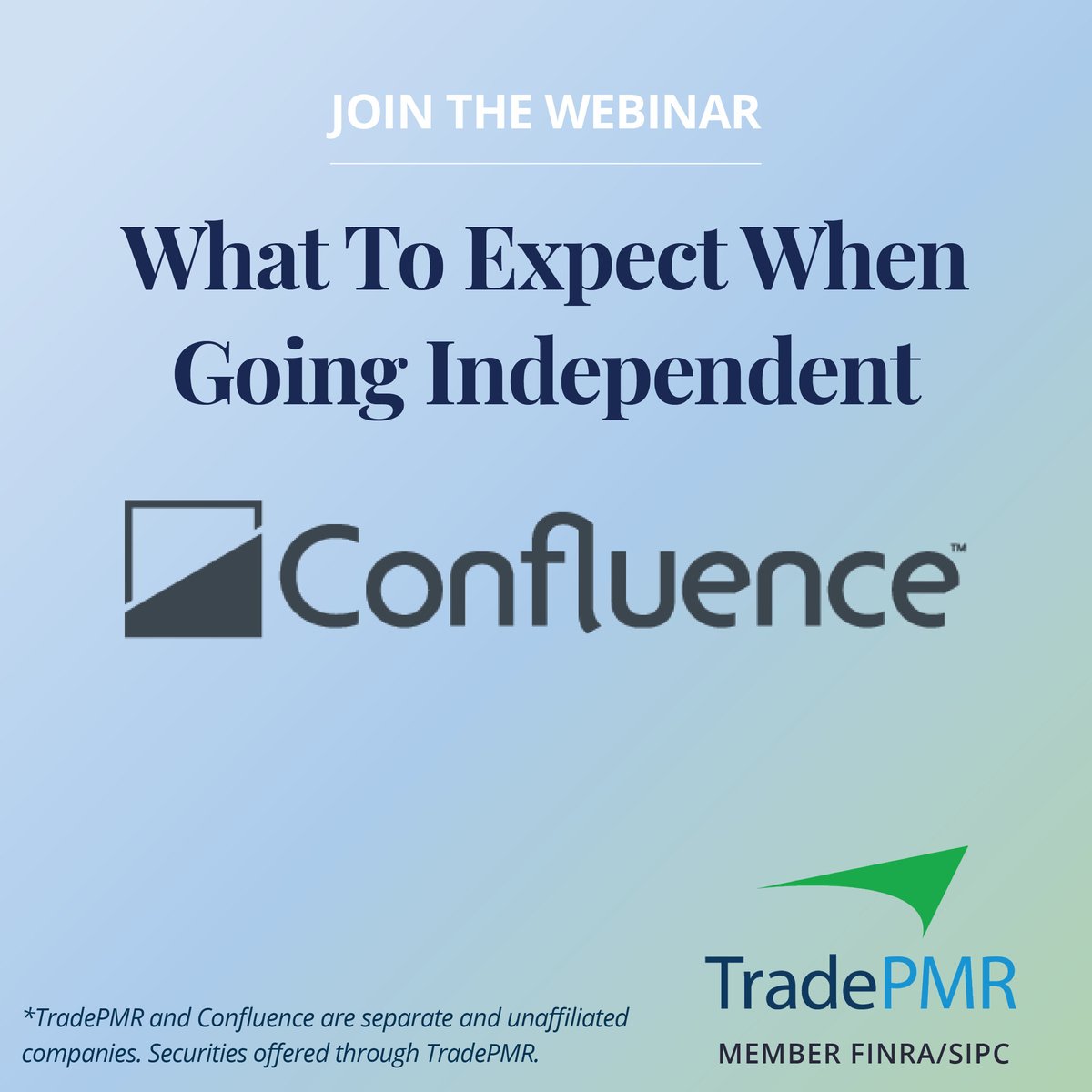 Join Kyrstin Ritsema, Executive Director of Compliance Services at Confluence, for a webinar designed to help RIAs confidently navigate the steps to becoming an independent RIA.

📅 April 23, 2025 | 1:00 PM

Register now to secure your spot!
hubs.li/Q03gTrqF0