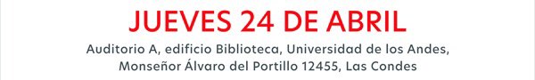 Este jueves 24 de abril no se pierdan el seminario Sistema de Admisión Escolar: Desafíos y Oportunidades organizado por <a href="/hdl_uandes/">Human Development Lab</a> con Alejandra Arratia, Raúl Figueroa y Sylvia Eyzaguirre.

🗓 24 de abril
🕗 08:00 hrs
📍 UANDES
🔗 Inscríbete: tinyurl.com/cppzbbeh