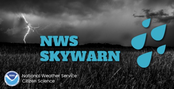 NWSBlacksburg's tweet photo. Do you love or are interested in weather? Help keep your community safe by volunteering to become a trained storm spotter for NOAA's National Weather Service. Our next virtual training is at 6:30 PM on April 28, 2025.  Go here to register: https://t.co/6sx2BRsSiz https://t.co/uGGdj112yT
