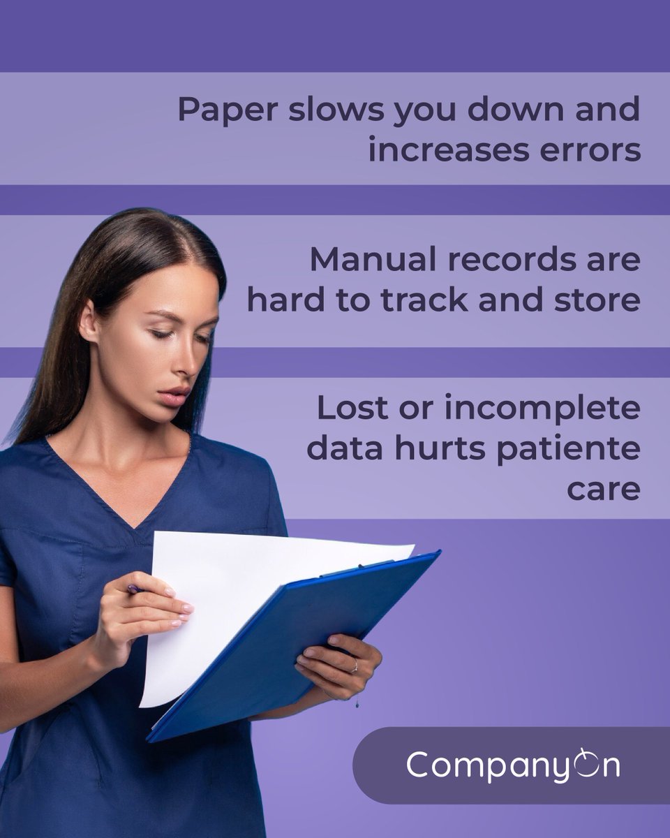companyonapp's tweet photo. 🧾 Still relying on paper? It’s time for a digital shift.
📲 CompanyOn helps you go paperless, boost efficiency, and keep everything organized and secure.

#PaperlessPractice #SmartClinicSolutions #CompanyOn https://t.co/cwnNTVwz7l