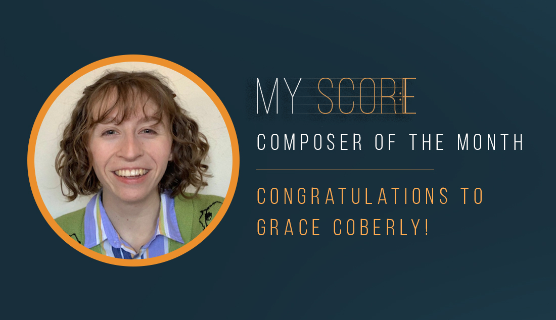 We're thrilled to announce that Grace Coberly is our Composer of the Month for April 2025. tinyurl.com/5azz2zmt #MusicComposer #MusicComposition
