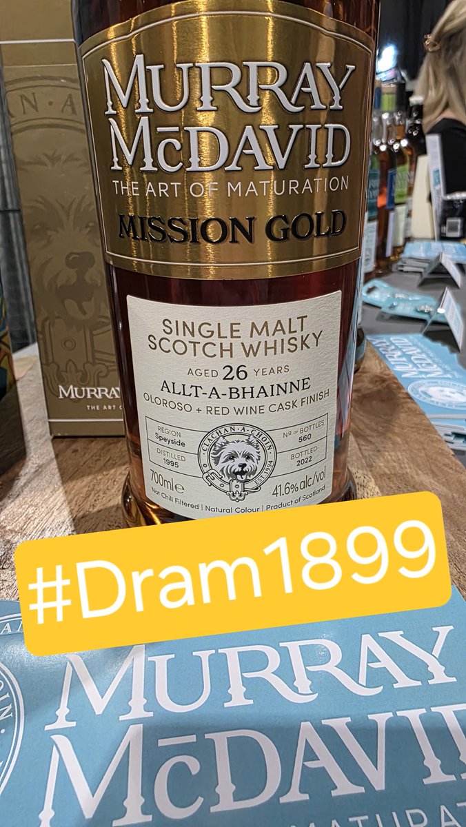 dnisbet250's tweet photo. #Dram 69 of #Dram366
#Dram1899 Since 2020
#AlltABhainnie by #MurrayMcdavid
#MissionGold @snwhiskyfest
Another great dram from an underrated #distillery
9
#BuyADram DoP
#BuyABottle DoP
#Scotch #Whisky #SingleMalt https://t.co/A0BVS4CmHr
