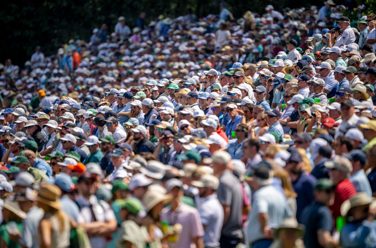 Patron perspective. #themasters